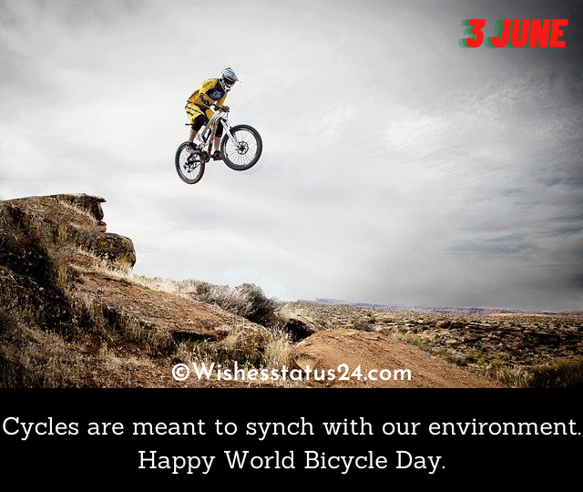 world bicycle day Greetings